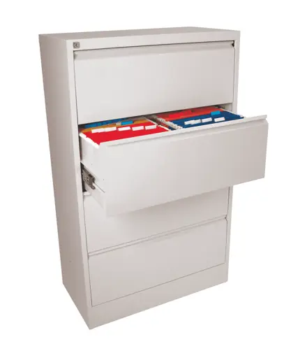 Side Filer Cabinets for A4 Suspension Files 4 Drawers