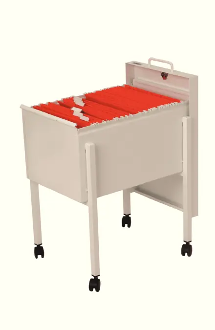 Suspension File Trolley A4 with Lockable Lid