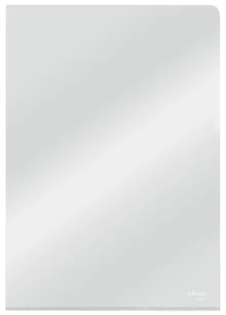 Buste "L" PVC Cristal Lucide - f.to A4 - conf.25 pz