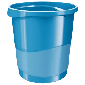 Waste bin Esselte Europost VIVIDA 14L - 14 litre capacity. Fresh standard colours. Unique squared design at base.