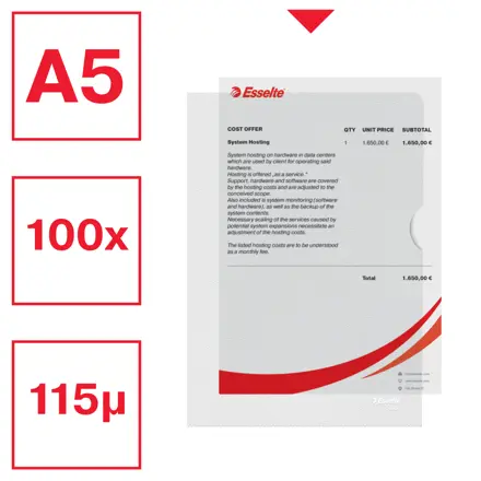 Omslag Esselte 115my A5
