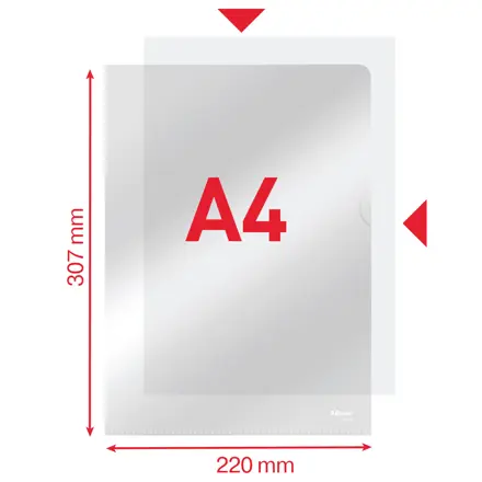Omslag Esselte 105my A4 æske a 100