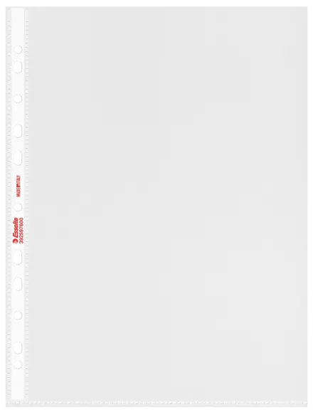 Buste perforate DELUXE PPL antiriflesso - f.to 22 x 30 cm - conf.25 pz