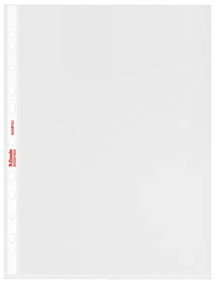 Buste perforate DELUXE - PPL antiriflesso - f.to 22 x 30 cm - conf.50 pz