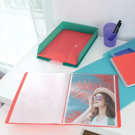 Esselte Colour'Breeze A4 asiakirjatasku nepparilla
