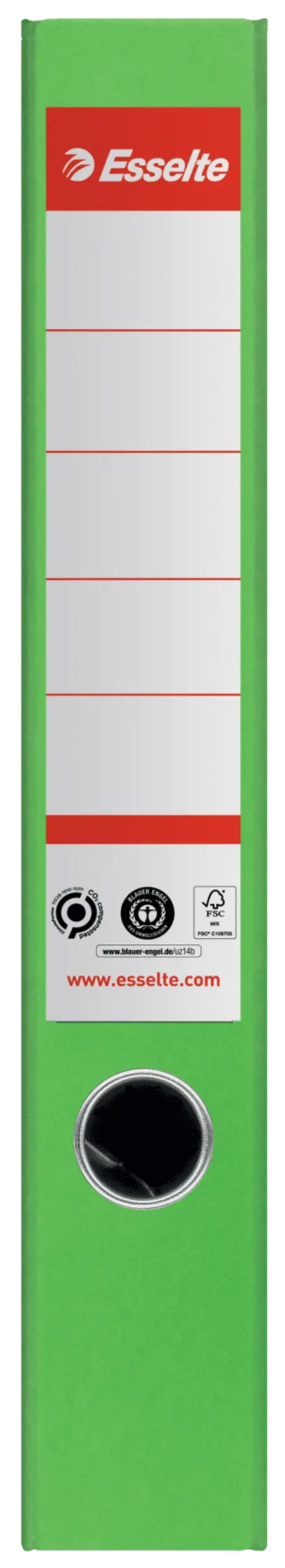 Esselte CO2-neutral brevordner No. 1, 100% genbrugskarton, FSC, A4/ 50 mm
