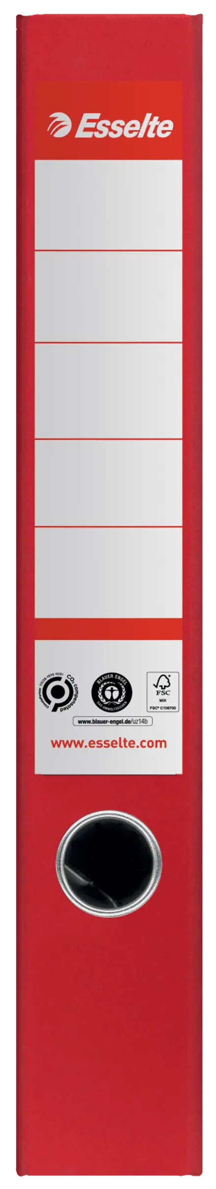 Esselte CO2-neutral brevordner No. 1, 100% genbrugskarton, FSC, A4/ 50 mm