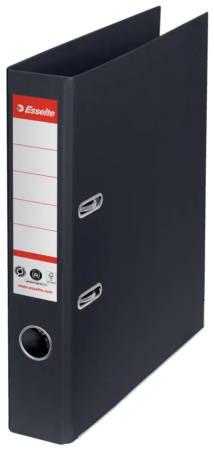 Esselte CO2-neutral brevordner No. 1, 100% genbrugskarton, FSC, A4/ 50 mm