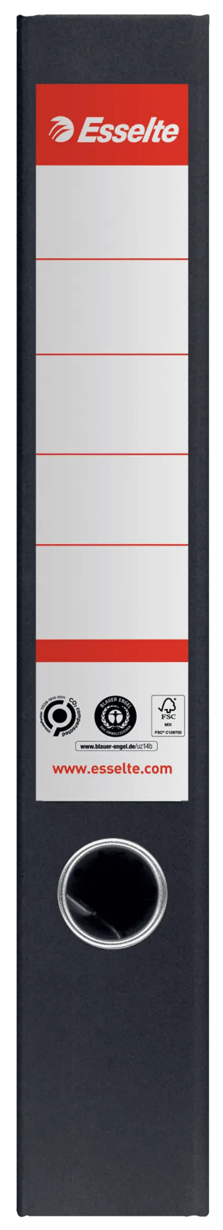 Esselte CO2-neutral brevordner No. 1, 100% genbrugskarton, FSC, A4/ 50 mm