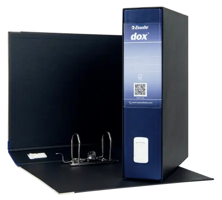 Dox 2 Registratore a leva F.to Protocollo - Dorso 8 cm
