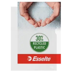 Esselte Qualitäts-Sichthülle A4, 30% recycelter Kunststoff