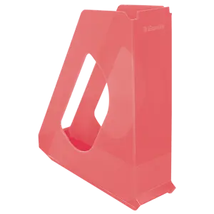 Esselte Colour'Breeze tidsskriftsamler - Transparent A4 tidsskriftsamler til brug i hjemmet eller på kontoret. Opbevar magasiner, mapper og papirarbejde. Frisk og moderne design.