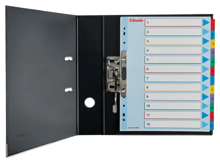 Index 1-12 Re-writable Esselte Mylar A4+