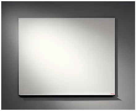 Whiteboardtavle, glasemaljeret overflade, grå aluminiumsramme, størrelse: 90 x 120 cm