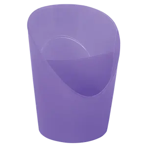 Esselte Colour'Breeze penneholder - Transparent penneholder til brug i hjemmet og på kontoret. 2 opbevaringsrum. Frisk og moderne design.