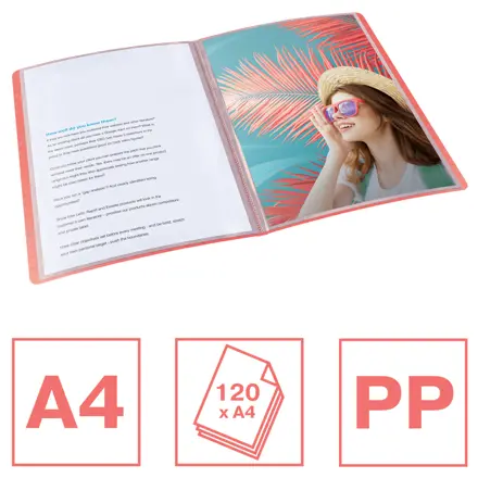 Esselte Colour'Breeze Display Book with 60 pockets