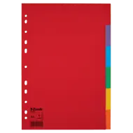 Esselte Leitz 16520085 Dividers A4 Cardboard Coloured Print Grey