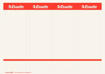 Potisknutelné samolepicí štítky na PC pro pákové pořadače Esselte