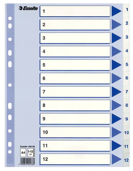 Register Esselte PP, A4