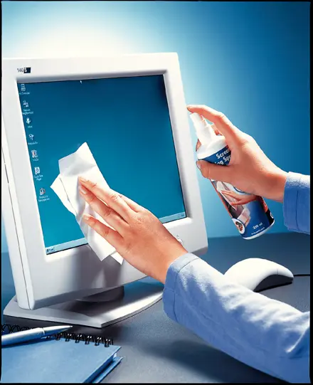 Screen cleaning spray