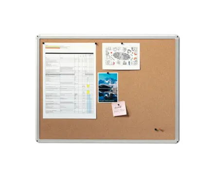 Esselte Cork Noticeboard Aluminium frame 60x90cm