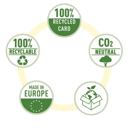 Esselte No. 1 Ordner, klimaneutral, 100% Recycling-Karton