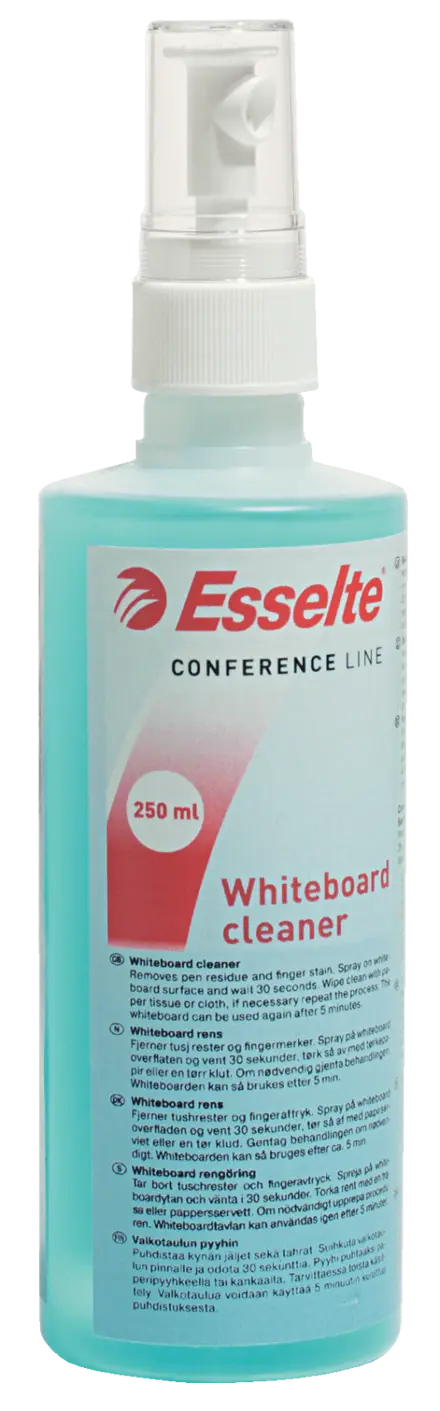 Rensespray til whiteboardtavler