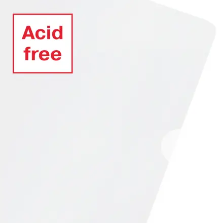 Esselte Buste a L De Luxe 100% riciclate - antiriflesso - f.to A4 - conf.da 100