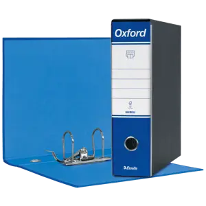 Registratori in cartone con custodia OXFORD con meccanismo N.1 - F.to Commerciale - Dorso 8