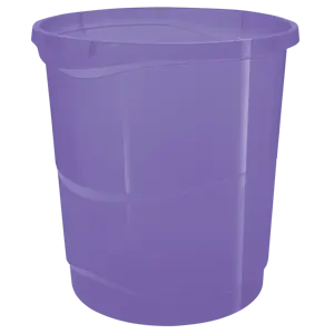 Esselte Colour'Breeze papirkurv 14L - Transparent papirkurv til brug i hjemmet og på kontoret. 14 liters kapacitet. Frisk og moderne design.