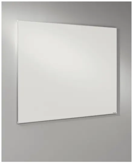 Whiteboardtavle, glasemaljeret overflade, grå aluminiumsramme, størrelse: 25 x 35 cm