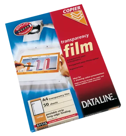 Transparent til farve laser/kopimaskine, Dataline