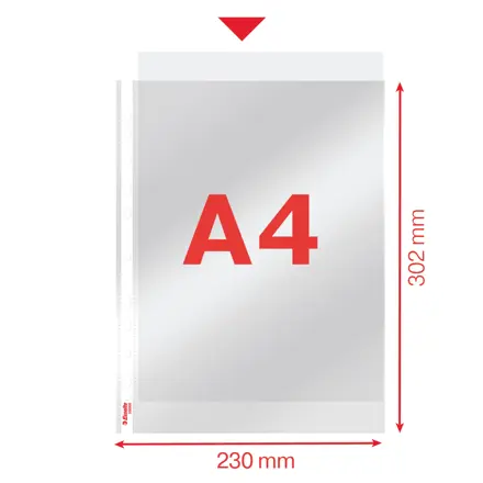 Lomme Esselte 55my A4