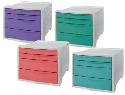 Armário Esselte Colour'Breeze com 4 gavetas