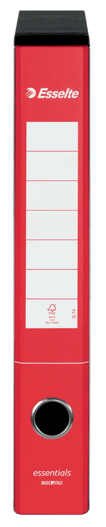 Registratori in cartone con custodia ESSENTIALS - F.to Protocollo - Dorso 5 cm