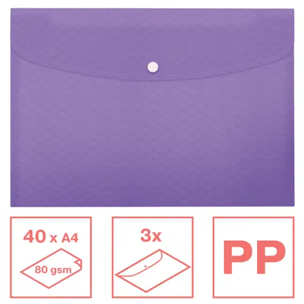 Obálka na dokumenty Esselte Colour'Breeze A4, balení 3 ks