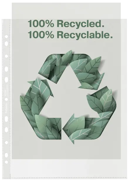Esselte 100% Recycled lomme A4 MAXI