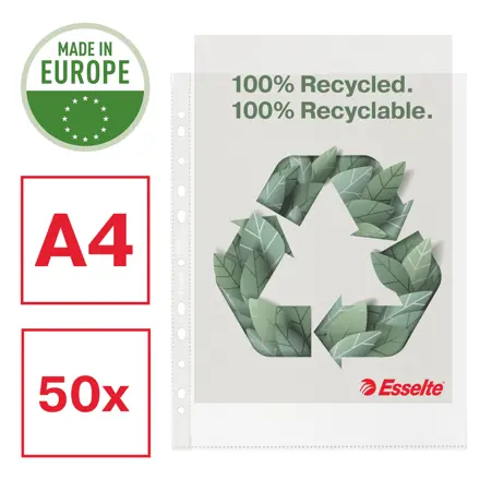 Esselte 100% Recycled lomme A4 MAXI