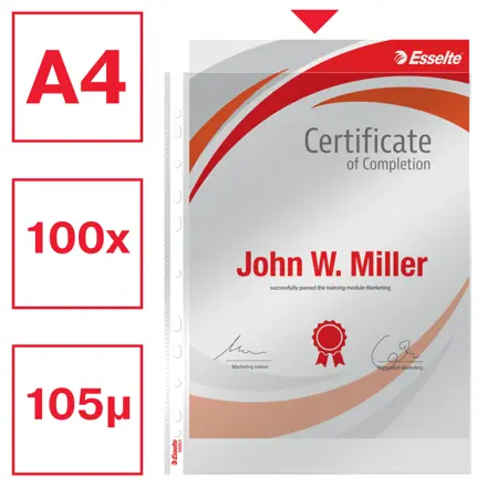 Lomme Esselte kraftig A4 105 my