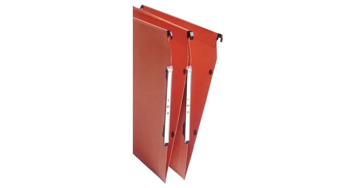 Lateral store suspension files