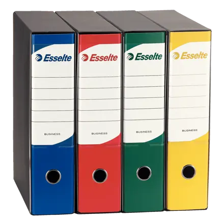 Registratori in plastica con custodia BUSINESS - F.to Protocollo - Dorso 8 cm