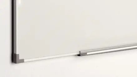 Esselte Lacquered Steel Whiteboard Aluminum frame, 90 x 120 cm