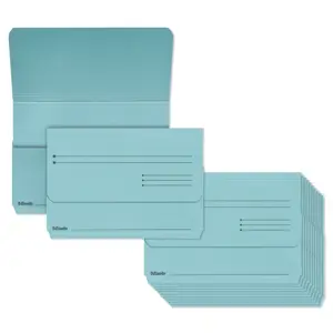 Dossier suspendu en carton manille Esselte - En carton 100% recyclé. Ange bleu. Couleurs pastel. Format A4/Folio.