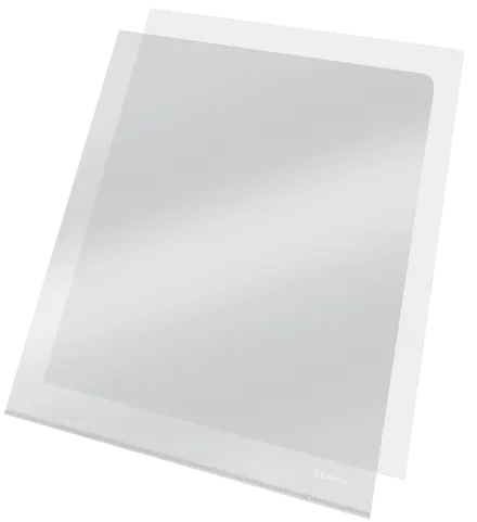 Buste "L" PVC Cristal Lucide - f.to A4 - conf.25 pz