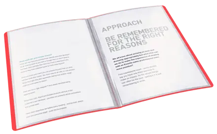 Esselte VIVIDA Display Book soft, translucent