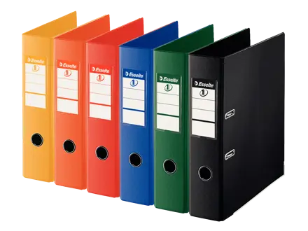 Archivador de palanca de PVC encolado n.º 1 de Esselte