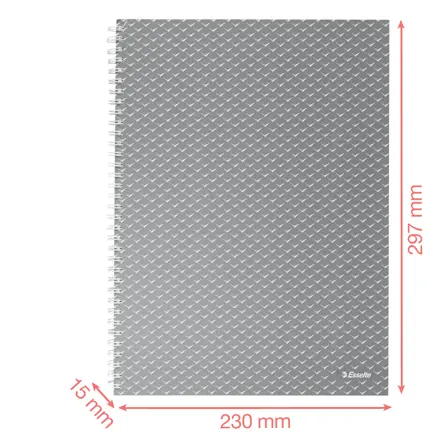 Esselte Colour'Breeze A4 Muistikirja viivoilla