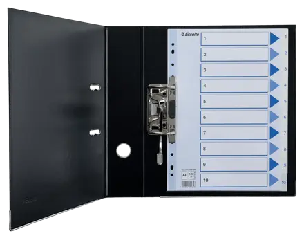 Register Esselte PP A4 hvid