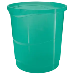 Esselte Colour'Breeze papirkurv 14L - Transparent papirkurv til brug i hjemmet og på kontoret. 14 liters kapacitet. Frisk og moderne design.