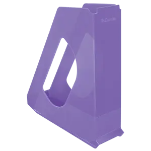 Esselte Colour'Breeze tidsskriftsamler - Transparent A4 tidsskriftsamler til brug i hjemmet eller på kontoret. Opbevar magasiner, mapper og papirarbejde. Frisk og moderne design.